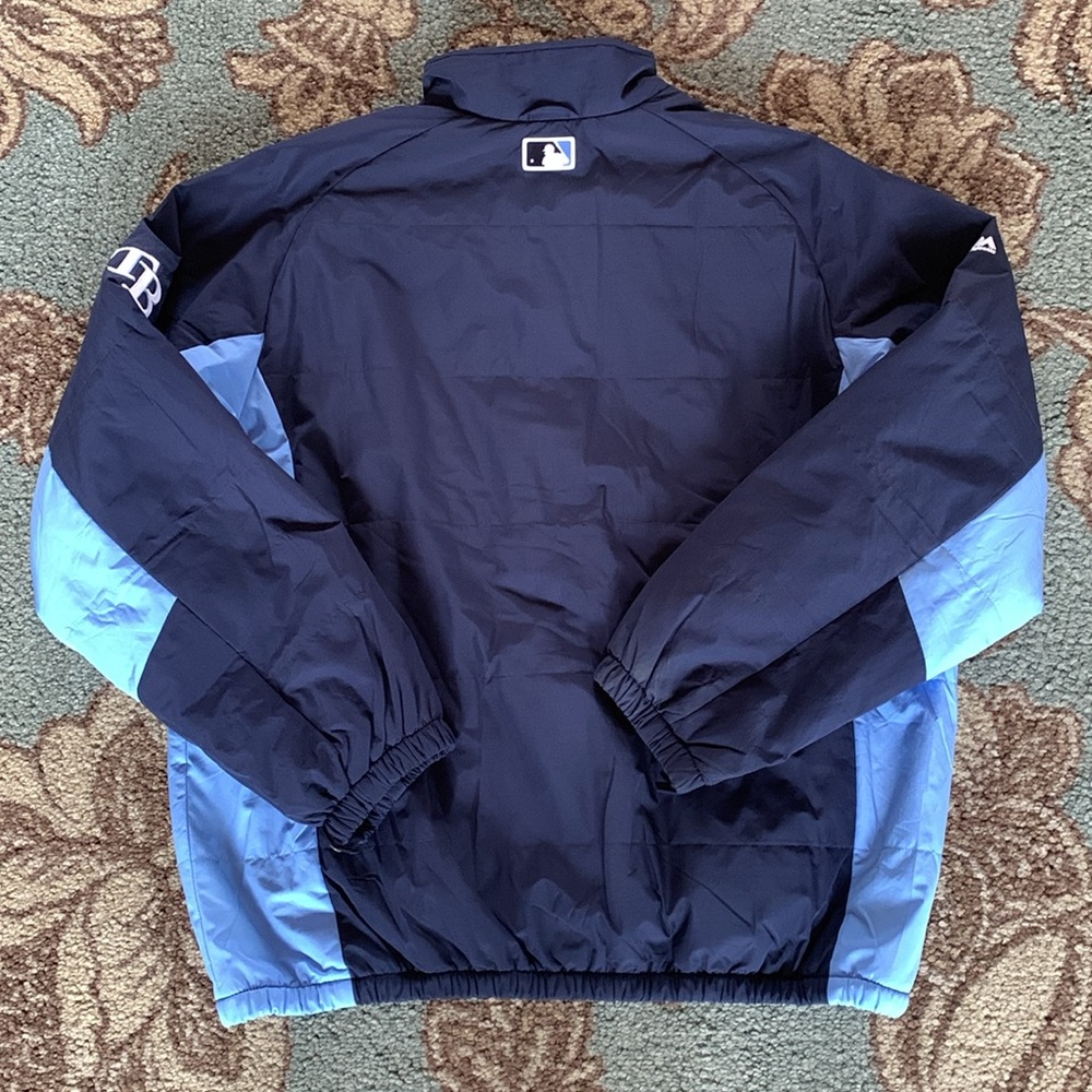 TAMPA BAY RAYS Majestic Men’s Size Large Coat - Picture 3 of 8